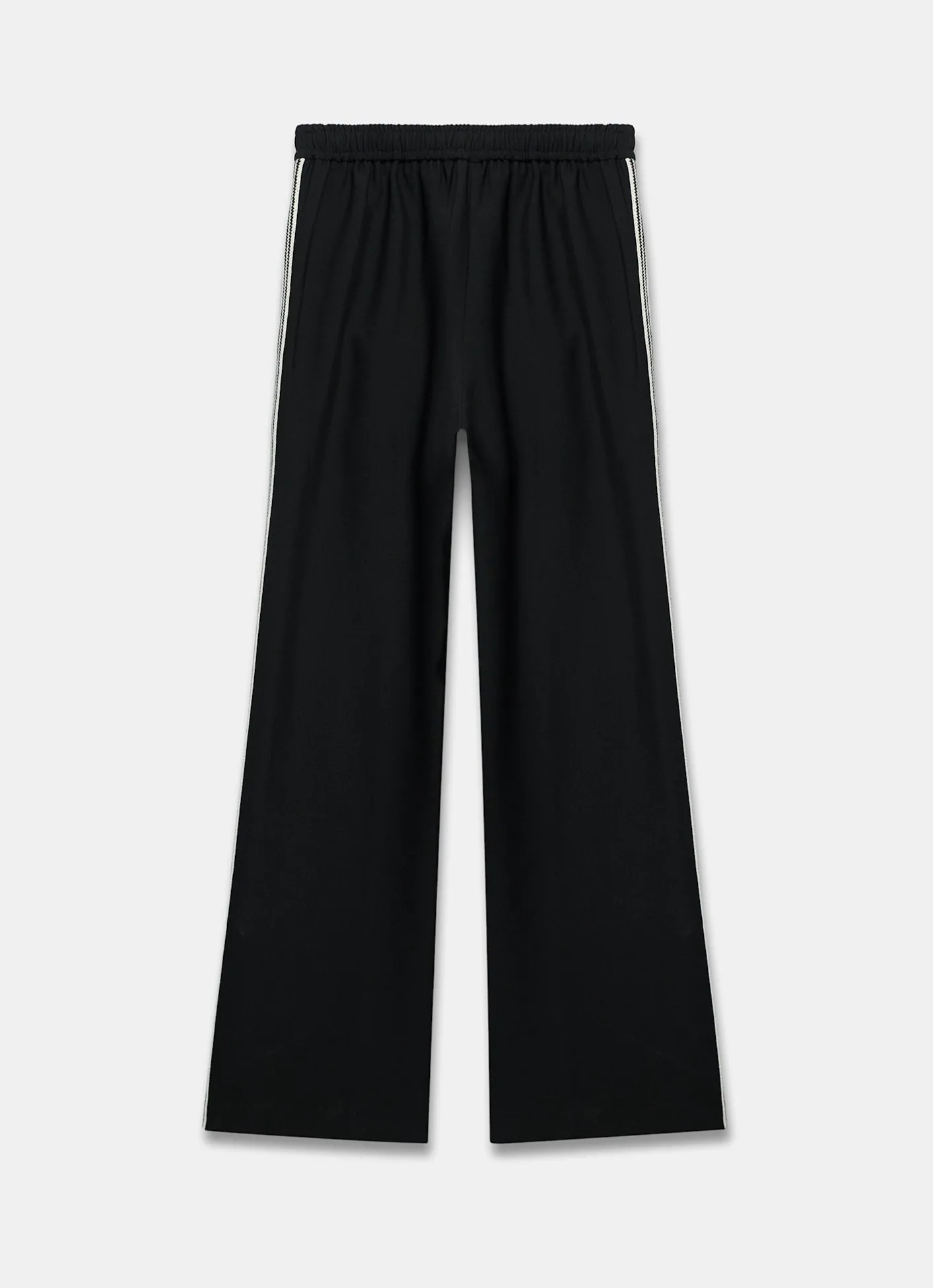 Best Crochet Side Stripe Wide Trousers Wide Leg Trousers|Trousers