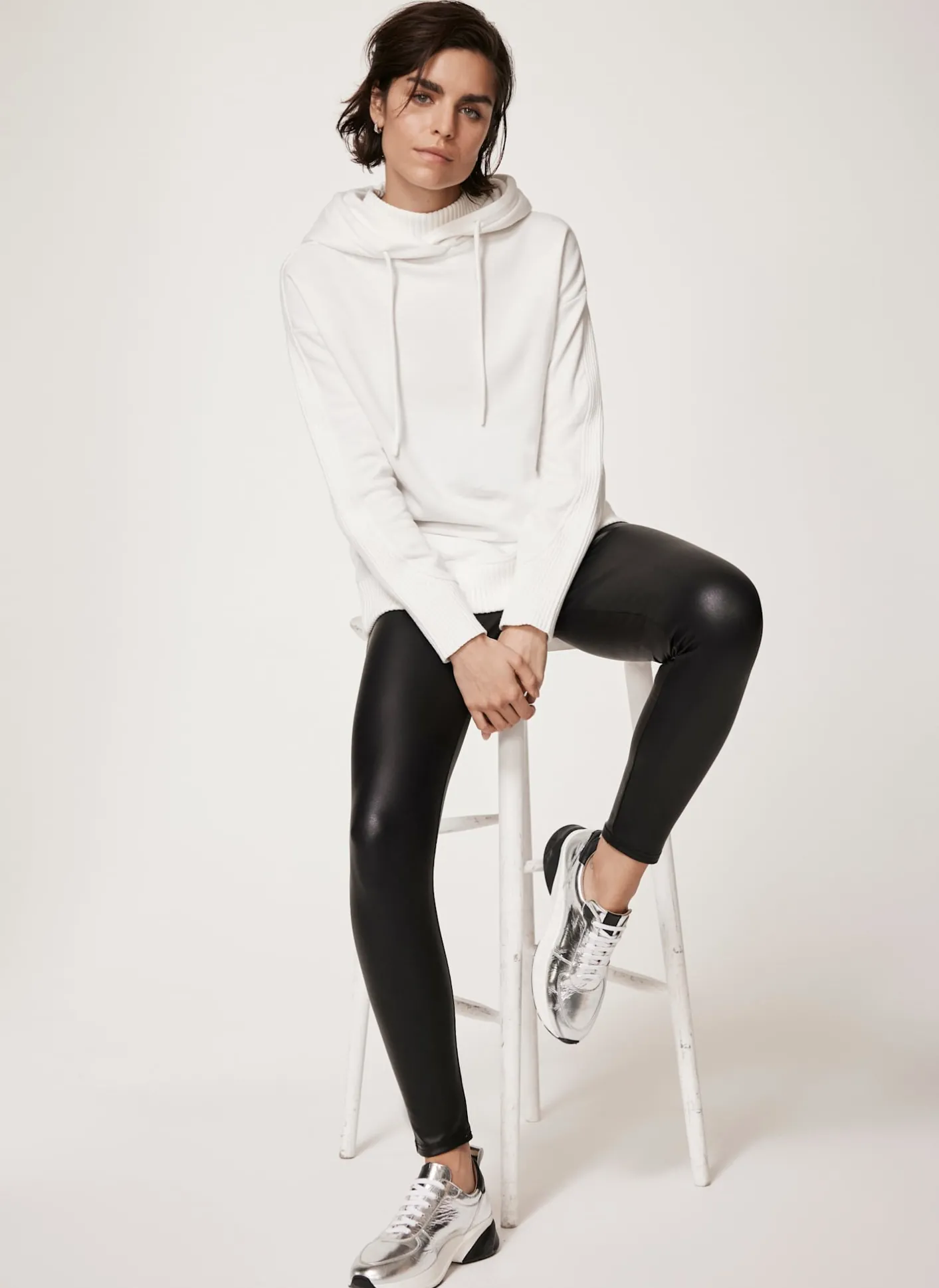 Sale Faux Leather Leggings Leggings & Joggers|Trousers
