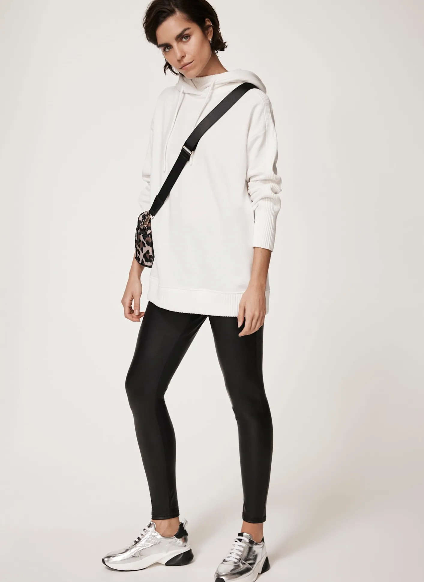 Sale Faux Leather Leggings Leggings & Joggers|Trousers