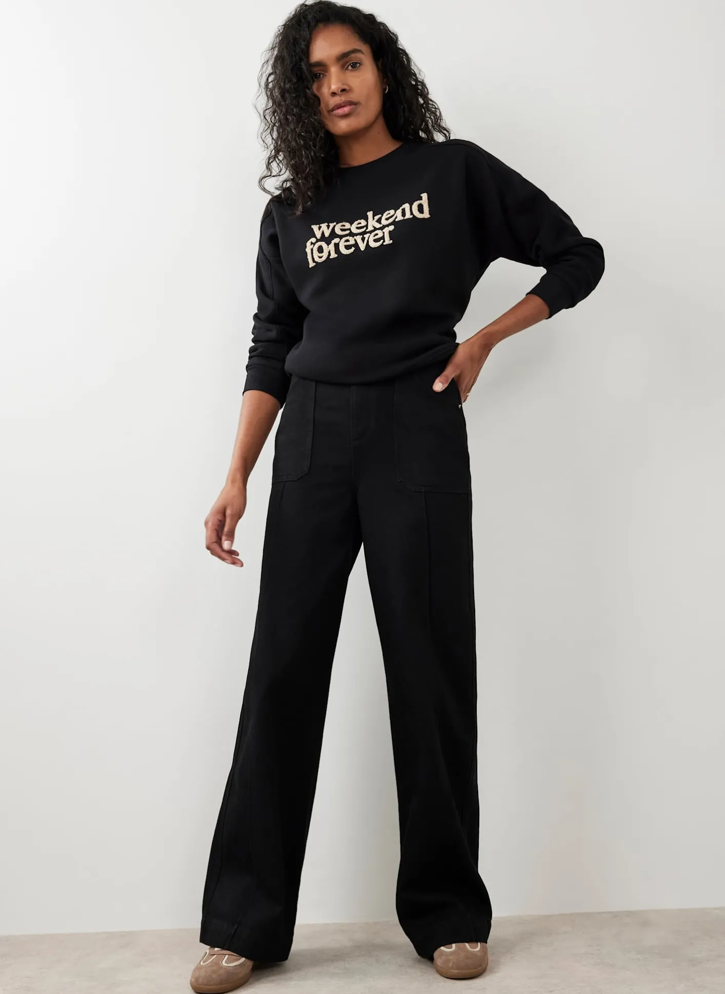Sale High Rise Wide Jeans Jeans|Wide Leg Jeans