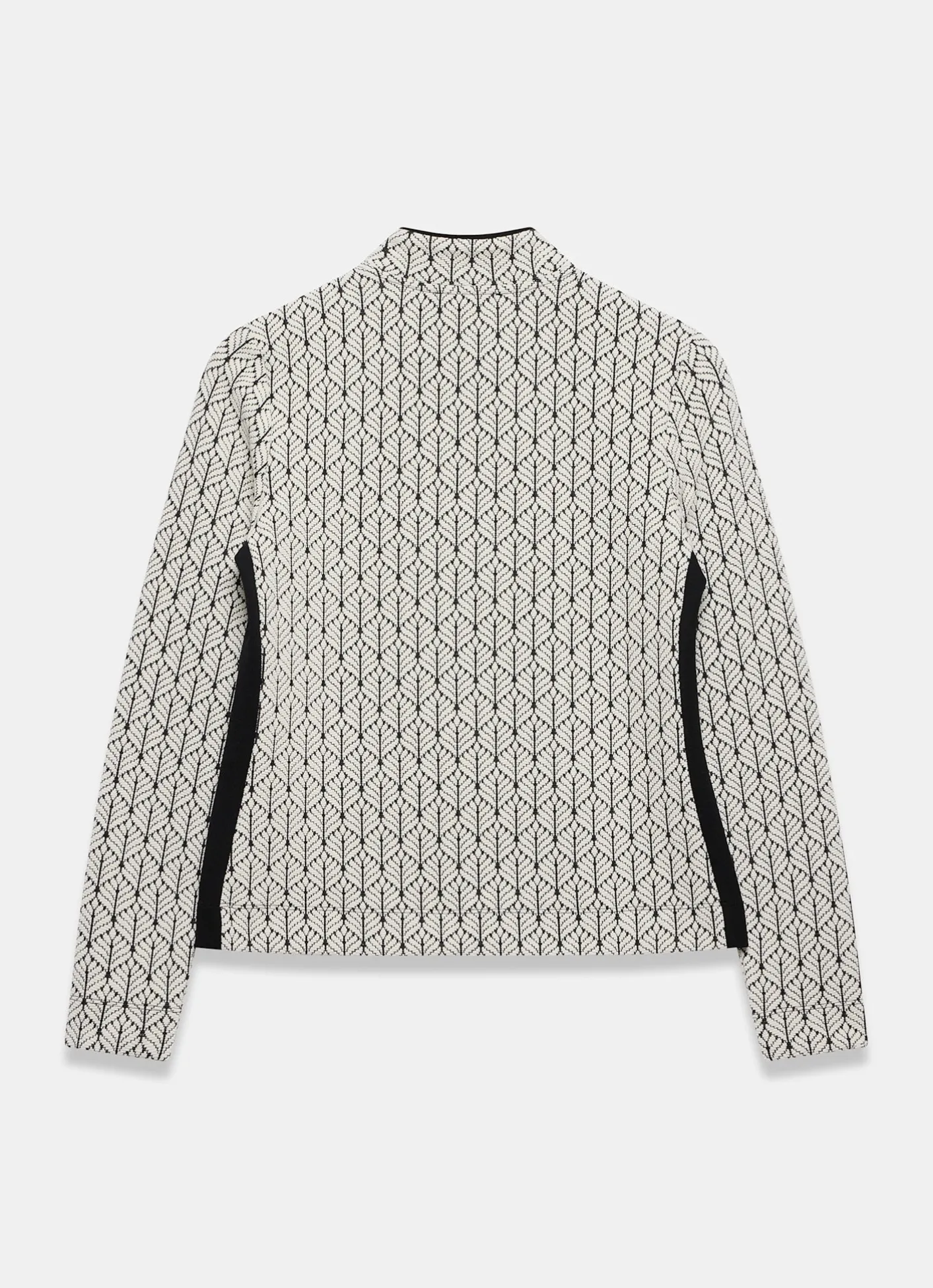 Hot Jacquard Zip Top Sweatshirts|Sweatshirts