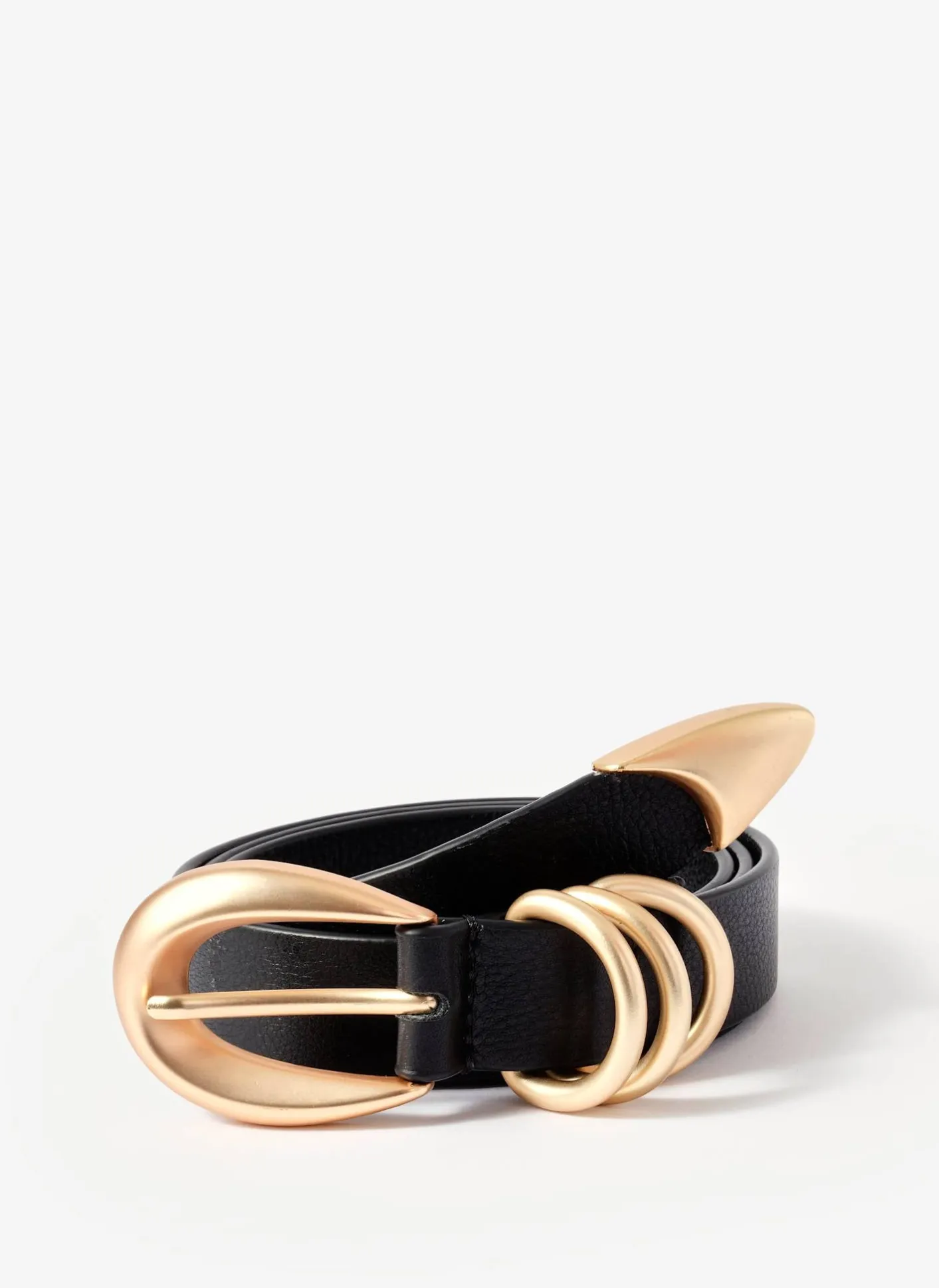 Clearance Leather Slim Belt Belts