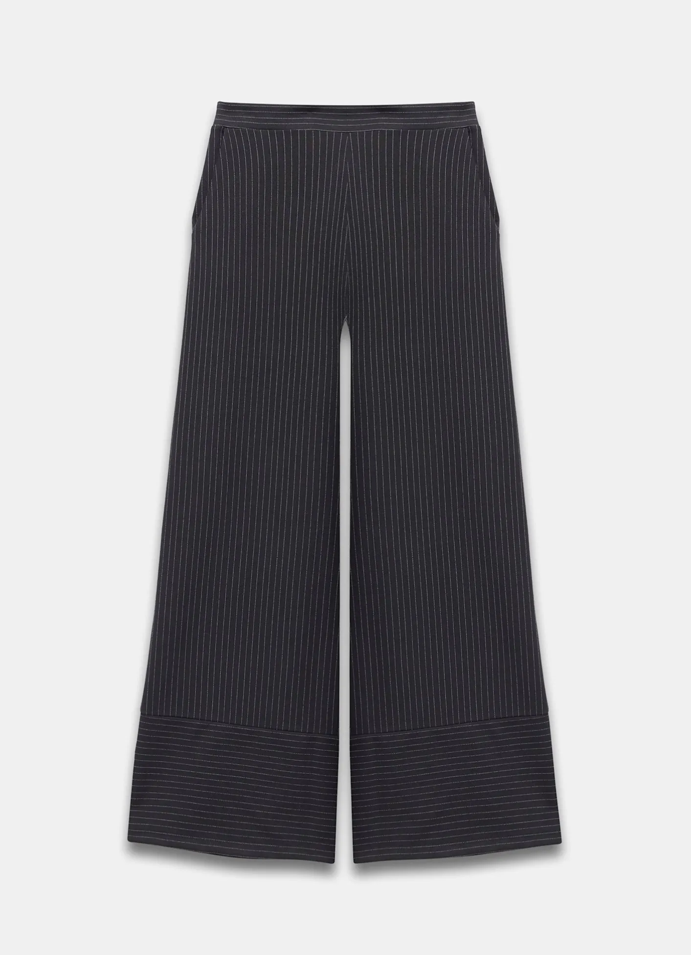 Discount Pinstripe Wide Trousers Trousers