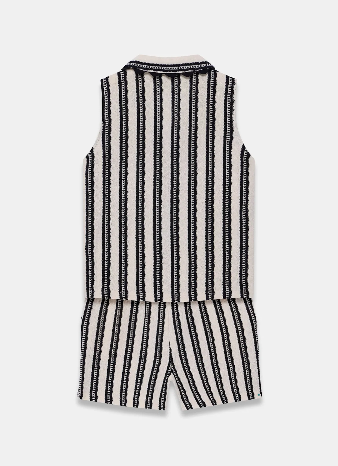 Clearance Stripe Beach Short Set Trousers