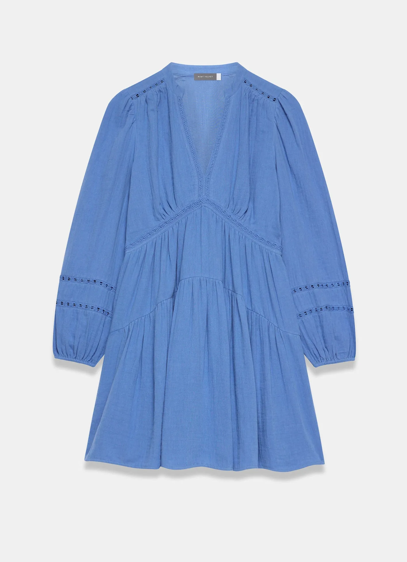 Online Cotton Cheesecloth Mini Dress Summer Dresses|Mini Dresses