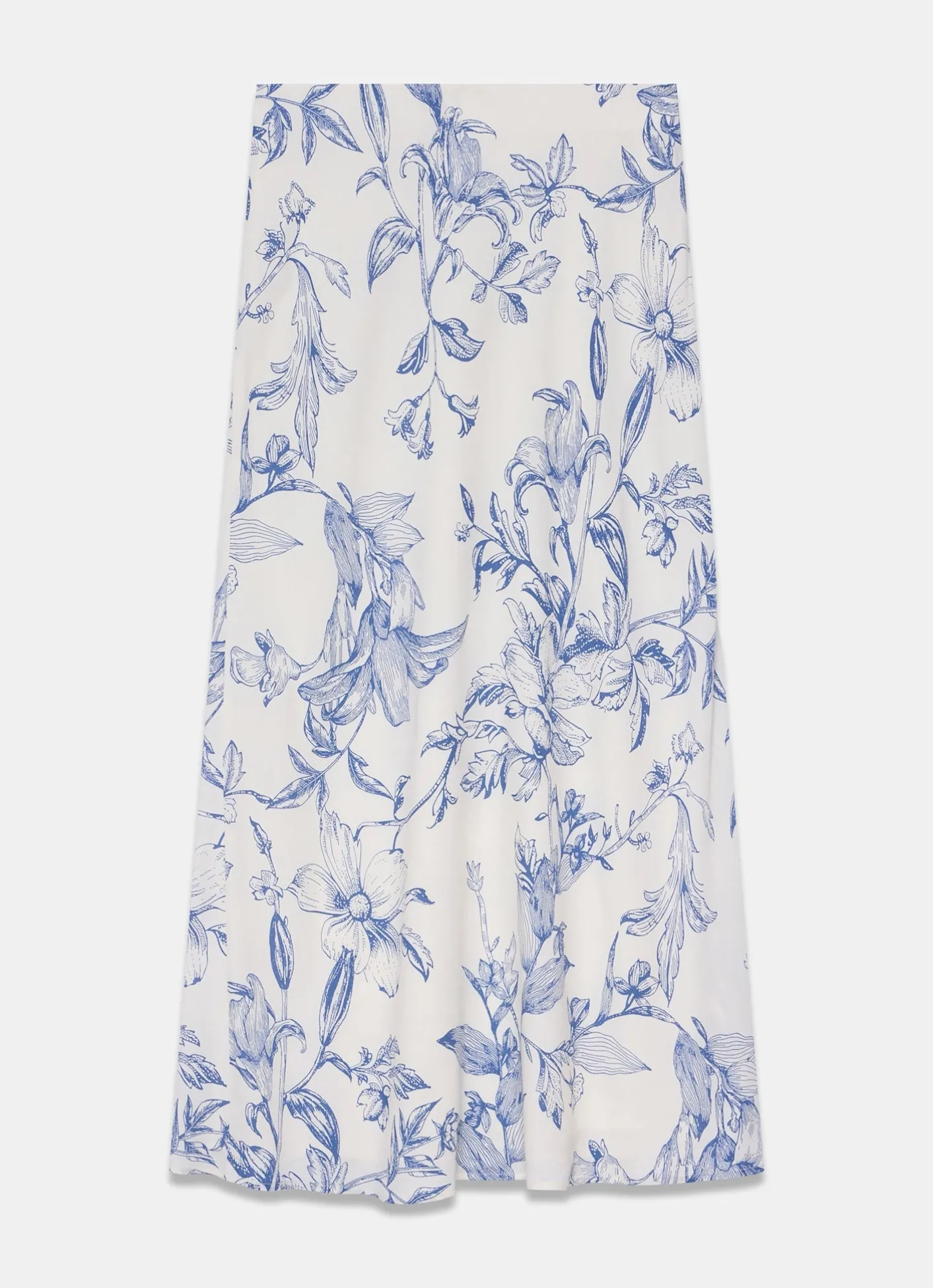 Clearance Floral Print Slip Skirt Maxi Skirts|Skirts