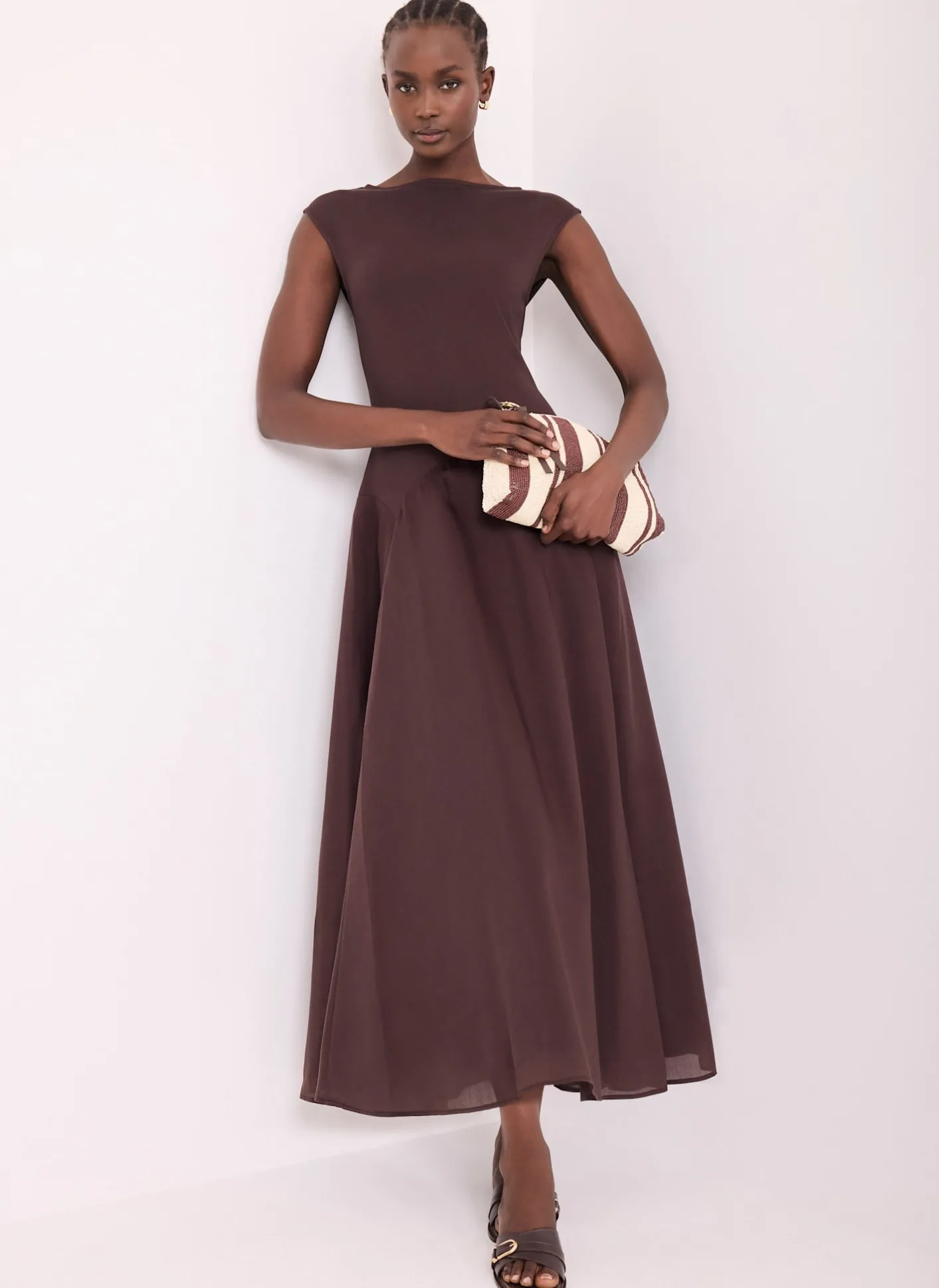 New Sleeveless Midi Dress Midi Dresses