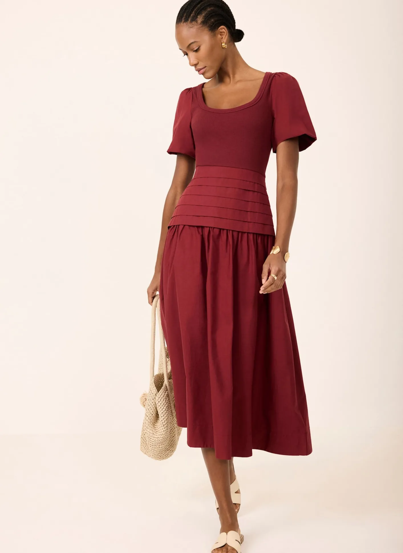 Cotton Blend Maxi Dress Summer Dresses|Maxi Dresses