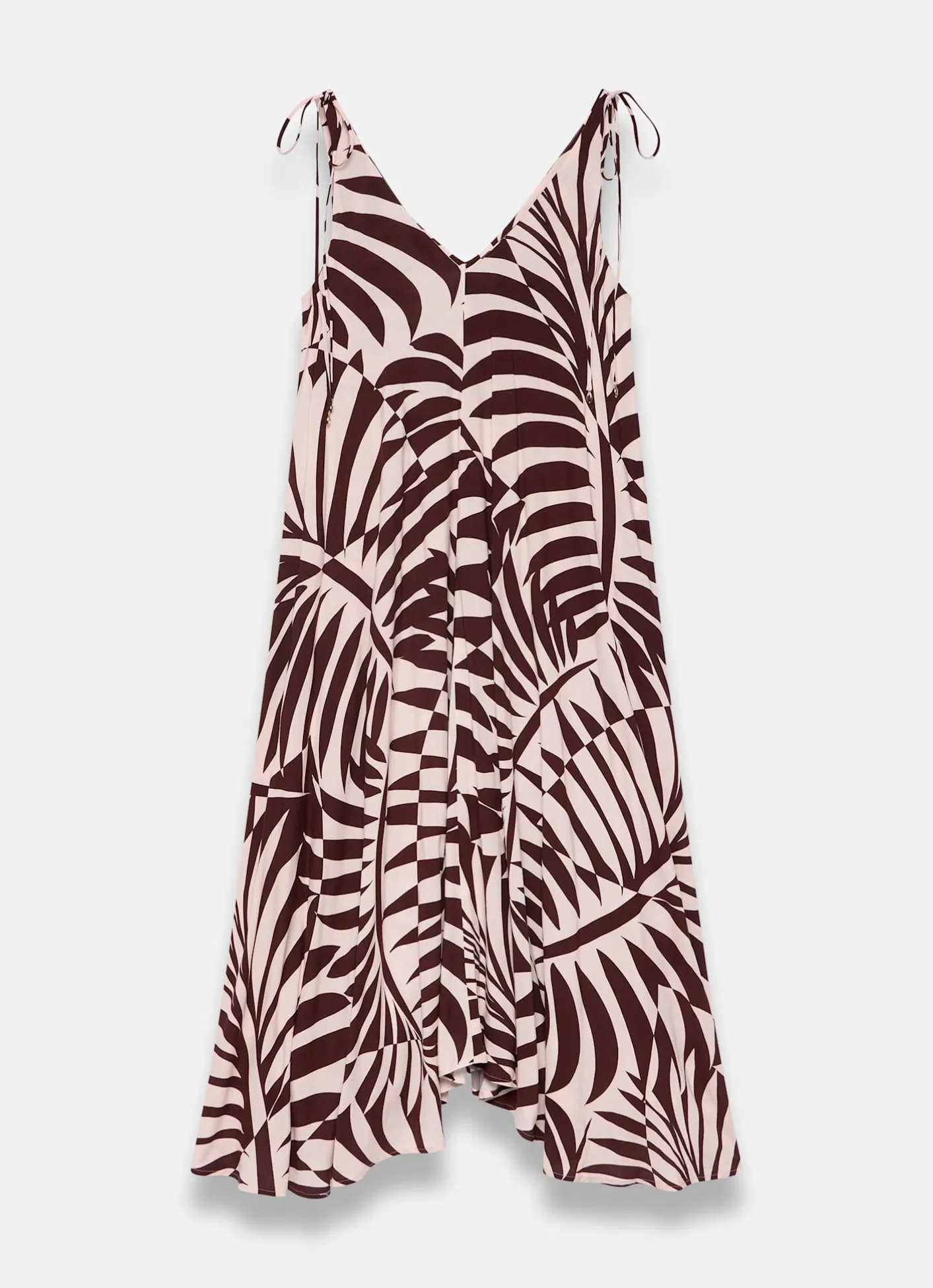 Discount Palm Print Maxi Dress Summer Dresses|Maxi Dresses