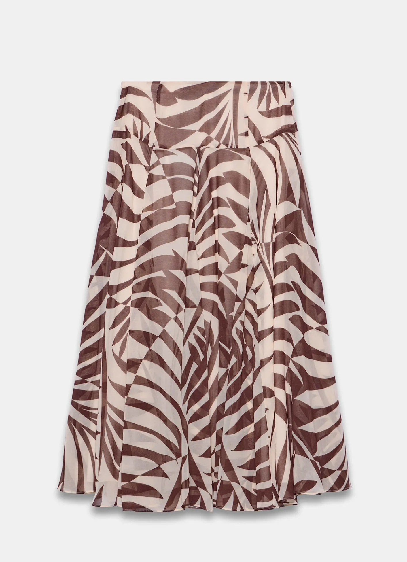 Online Palm Print Maxi Skirt Maxi Skirts|Skirts
