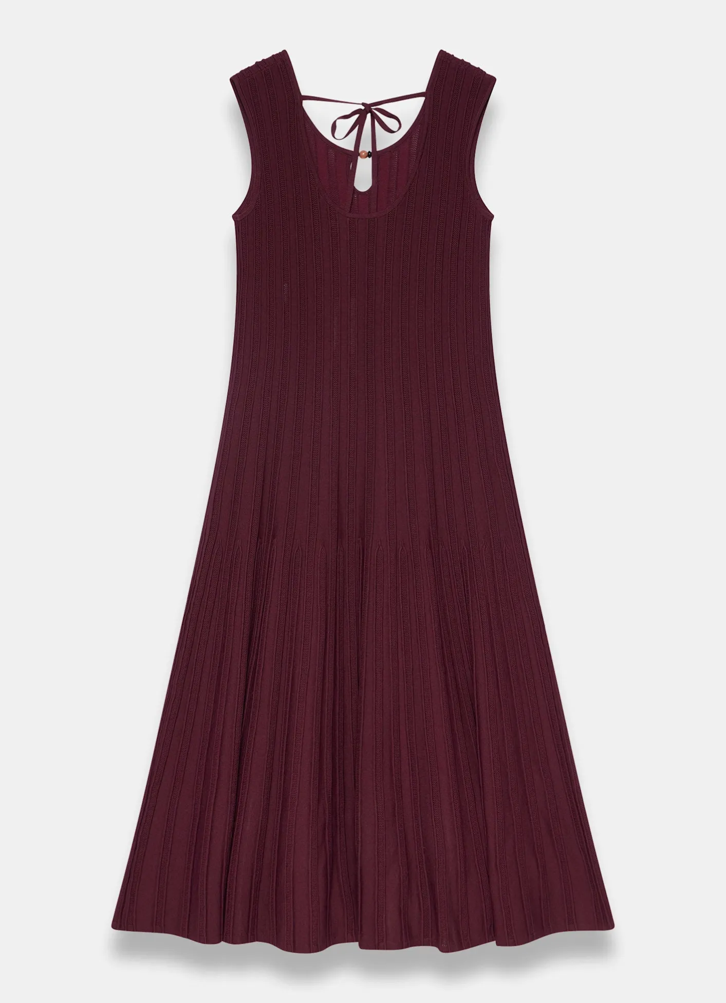 Outlet Ribbed Beaded Midi Dress Summer Dresses|Midi Dresses