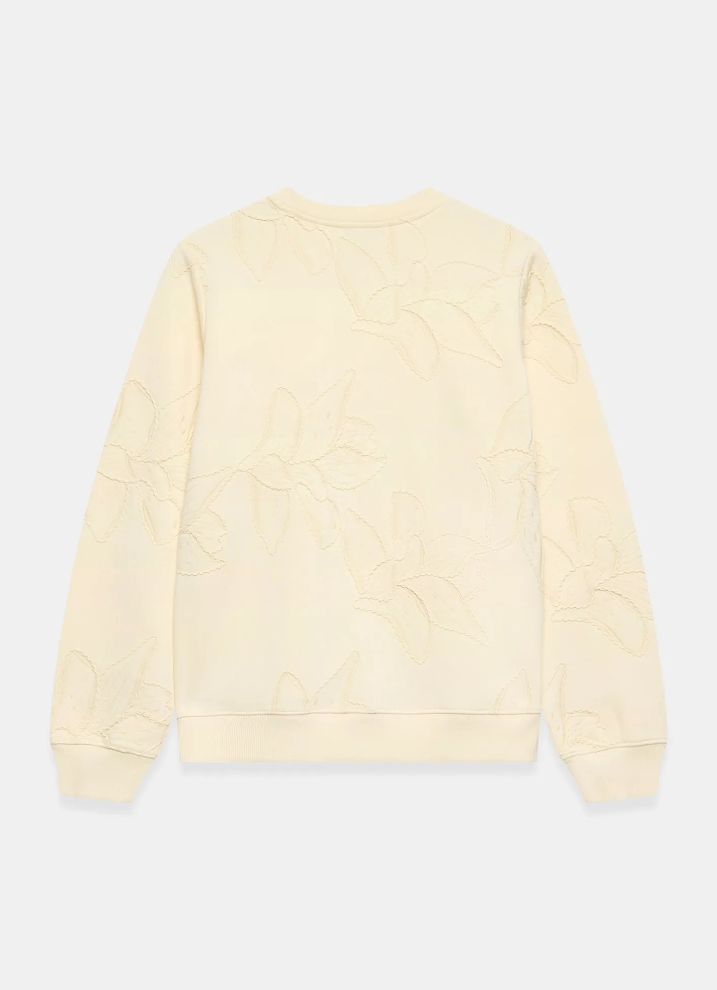 Best Butter Embroidered Sweatshirt Sweatshirts|Sweatshirts