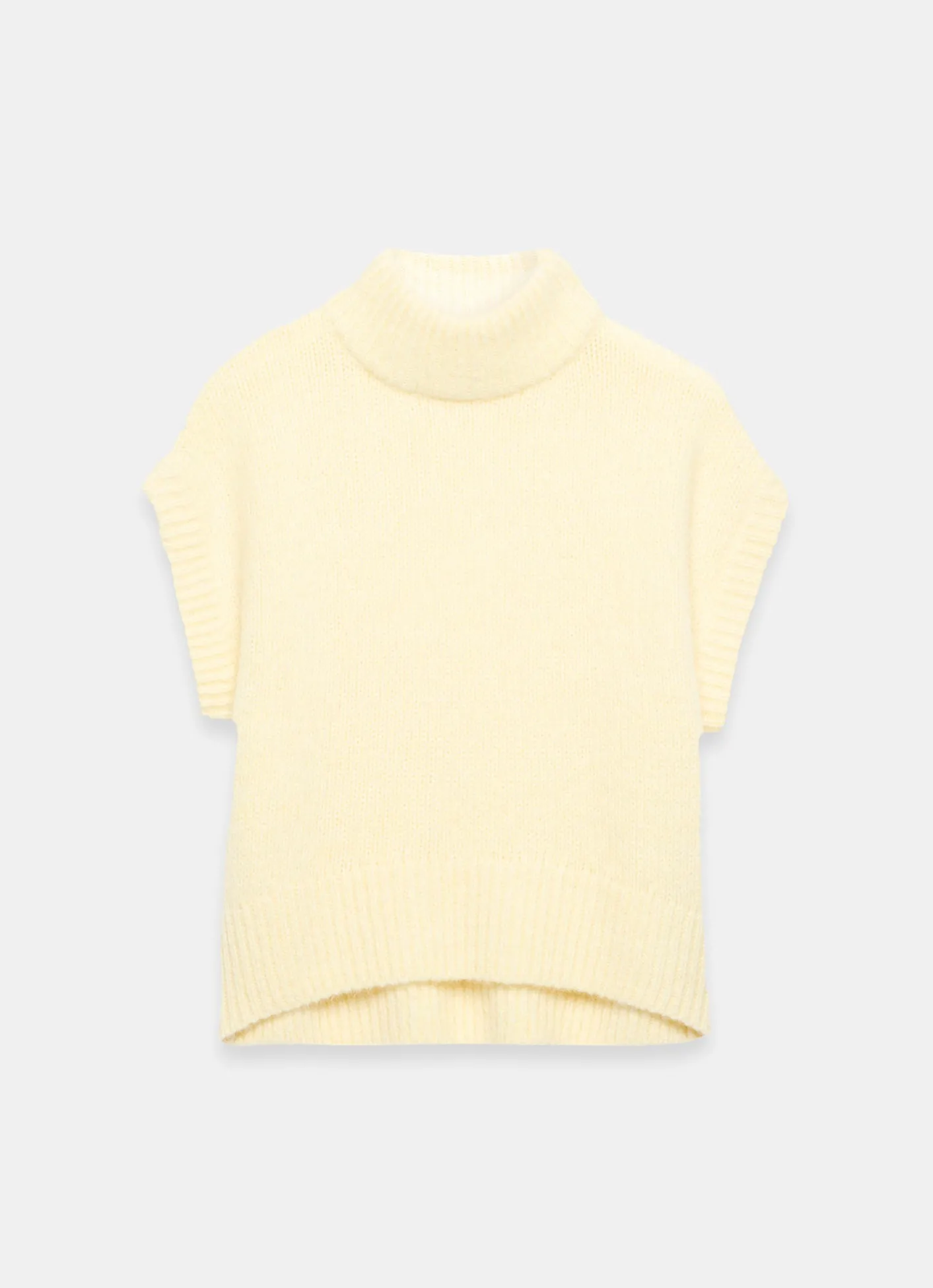 Outlet Butter Wool Blend Sleeveless Knit Top Knitted Tops|Knitted Tops