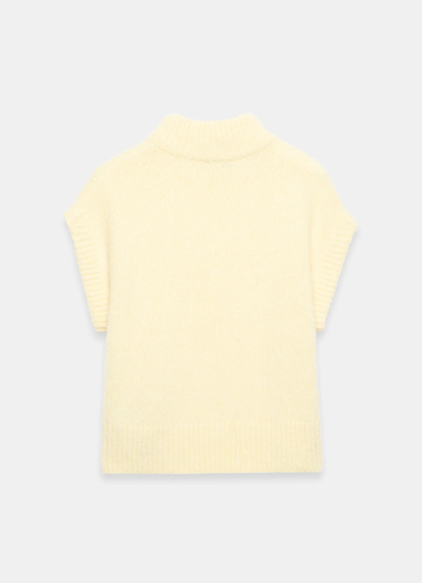Outlet Butter Wool Blend Sleeveless Knit Top Knitted Tops|Knitted Tops