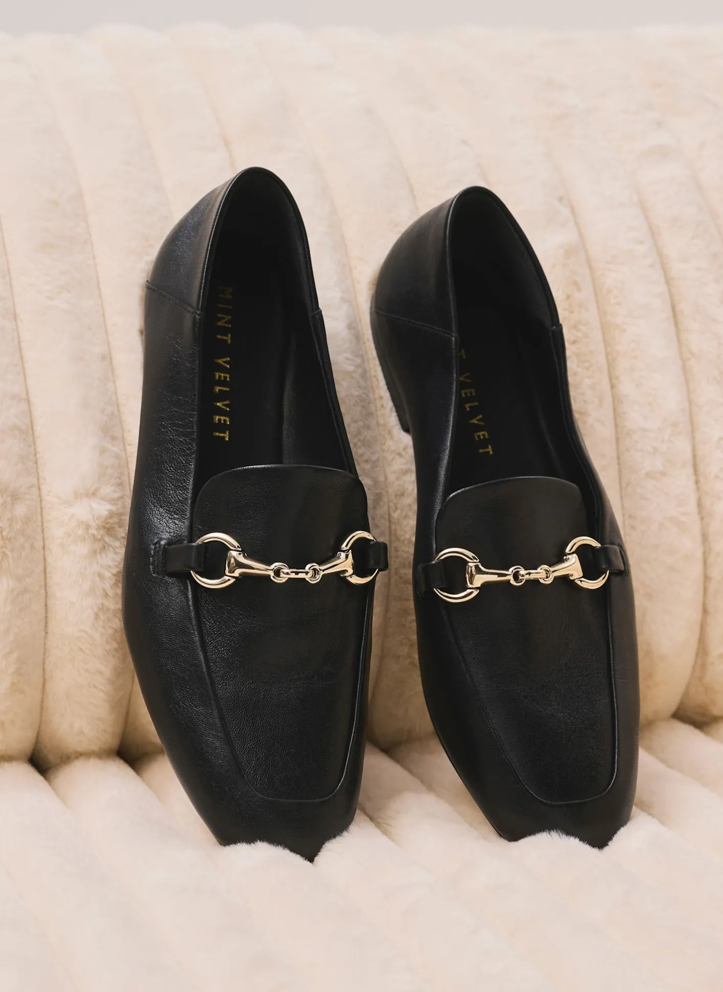 Clearance Camille Leather Loafers Flat Shoes
