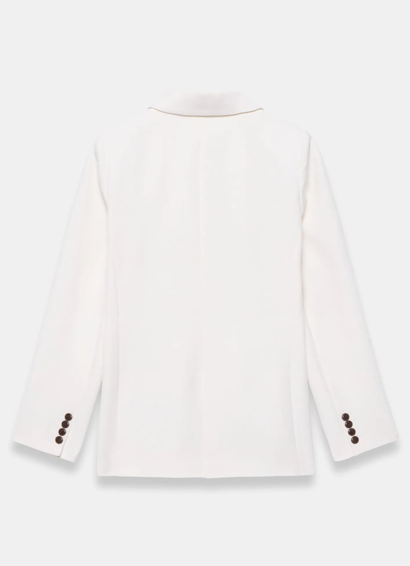 Discount Cream Double Breasted Blazer Jackets