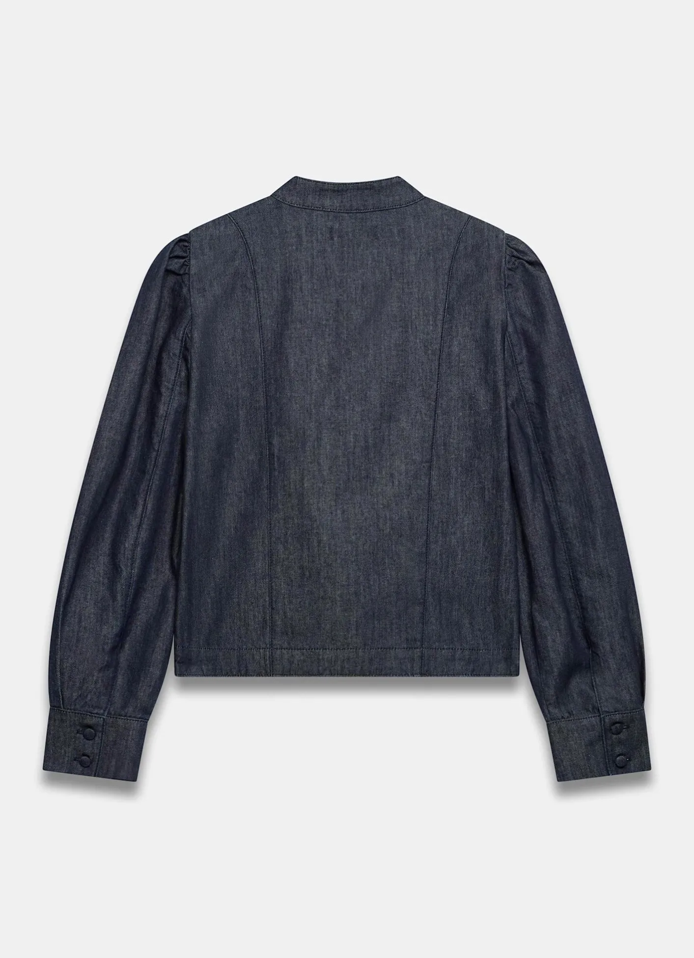 Hot Dark Indigo Denim Long Sleeve Jacket Jackets|Denim Jackets