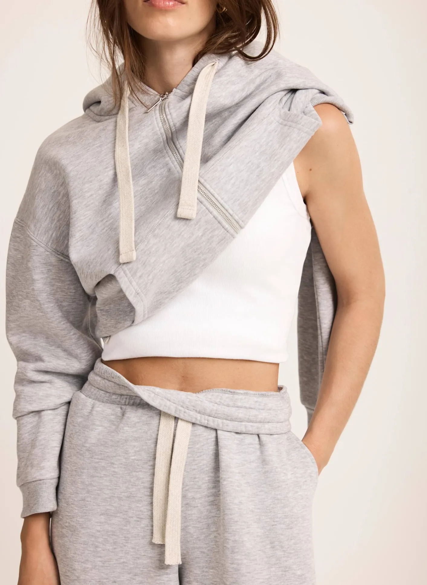 Zip Front Hoodie Sweatshirts|Sweatshirts