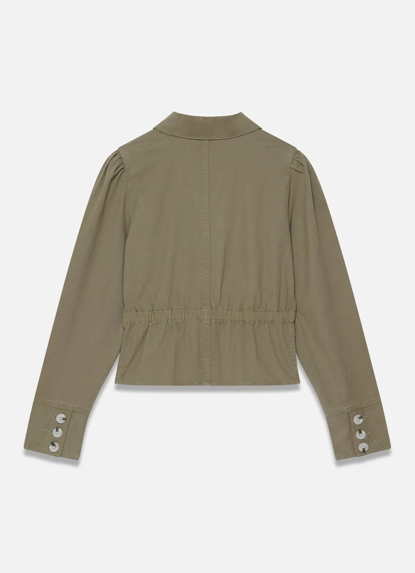 Outlet Cotton Blend Peplum Jacket Jackets