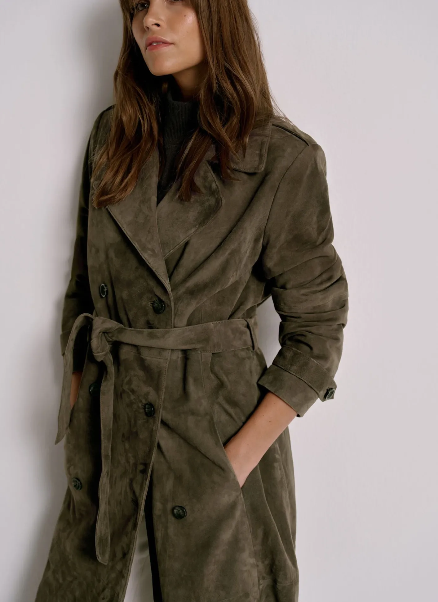 Sale Suede Trench Coat Jackets|Leather & Suede Jackets