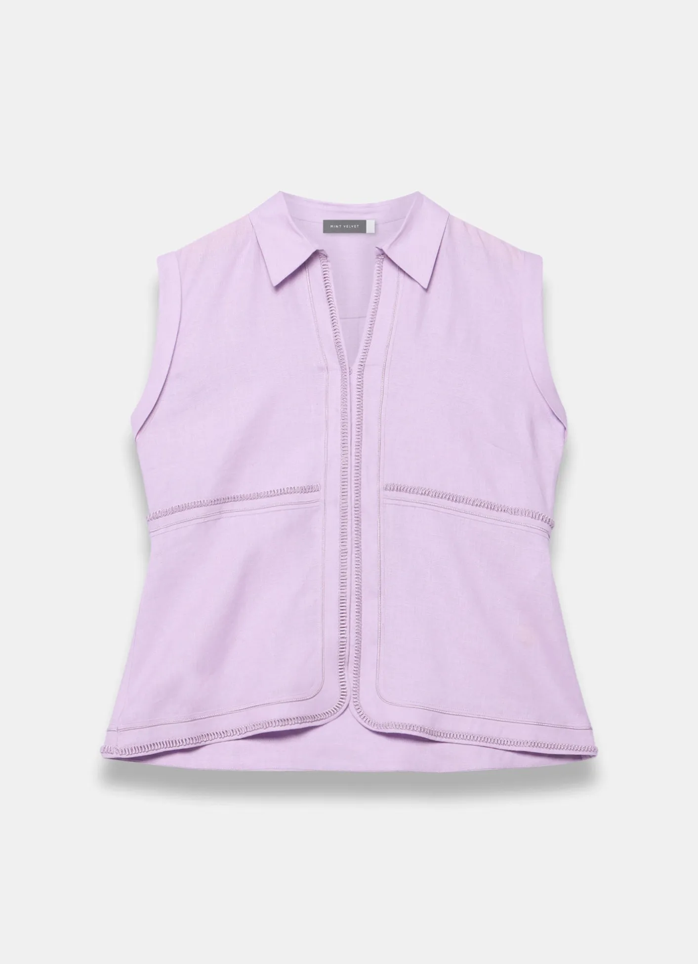 Best Linen Sleeveless Shirt Shirts & Blouses