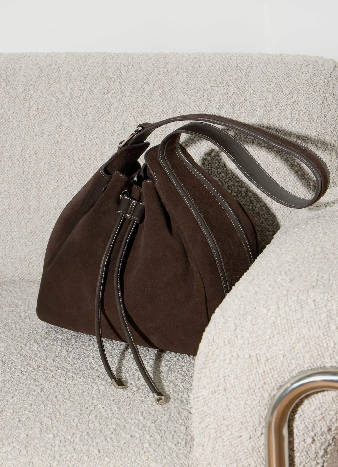 Hot Mabel Suede Bucket Bag Bags