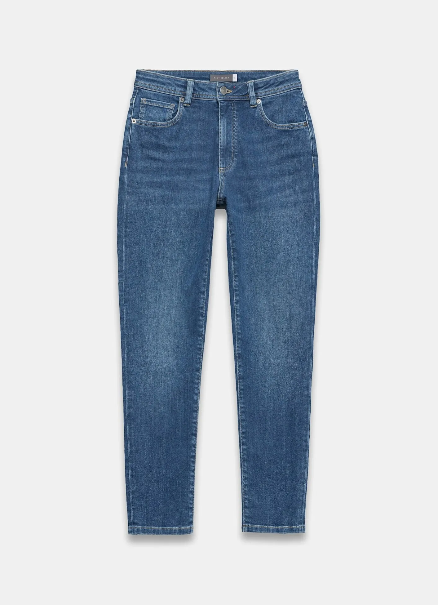 Best Mid Indigo Sculpting Skinny Jeans Jeans|Skinny Jeans