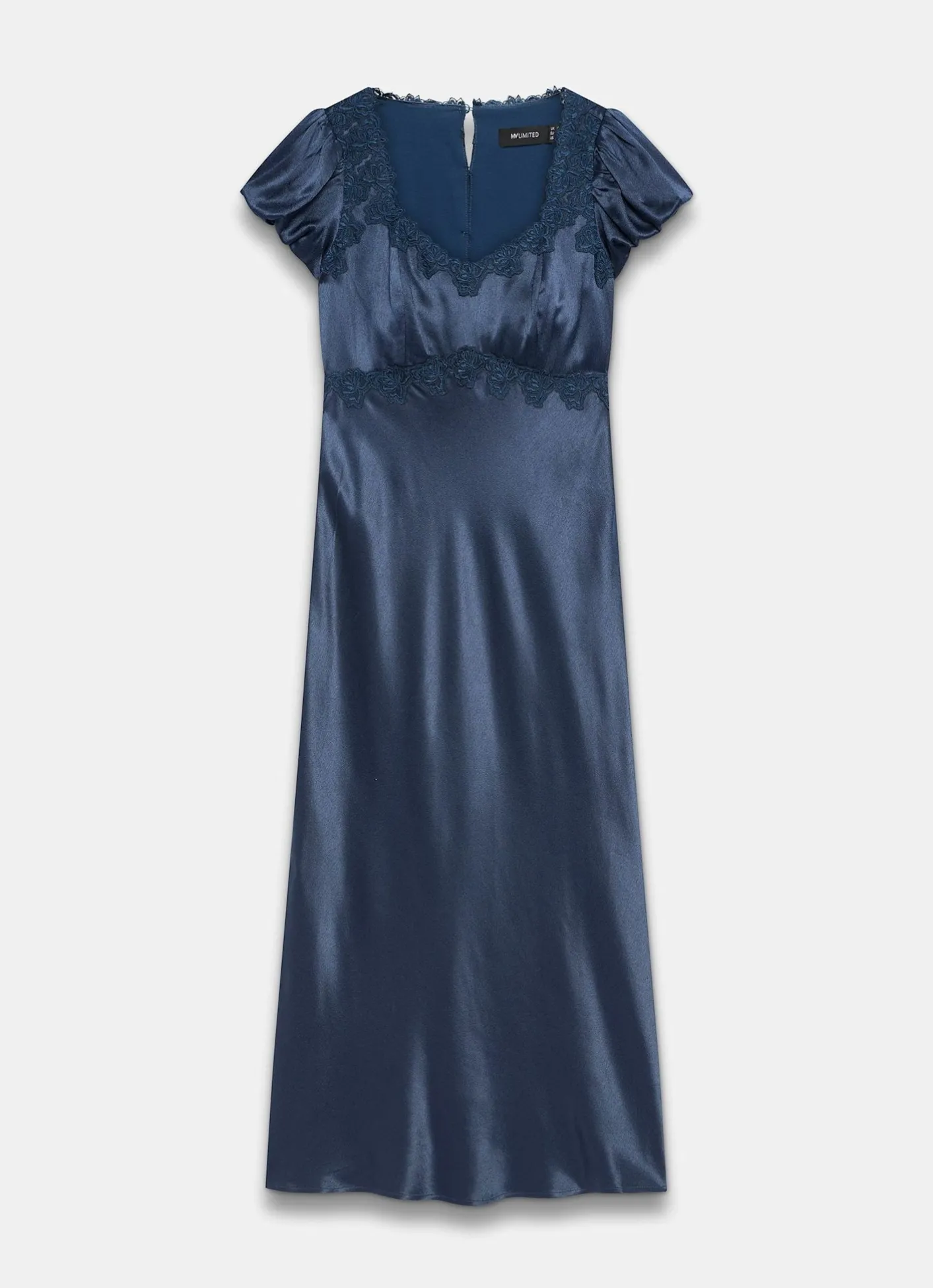 Best Lace Detail Satin Midi Dress Occasion Dresses|Occasion Dresses