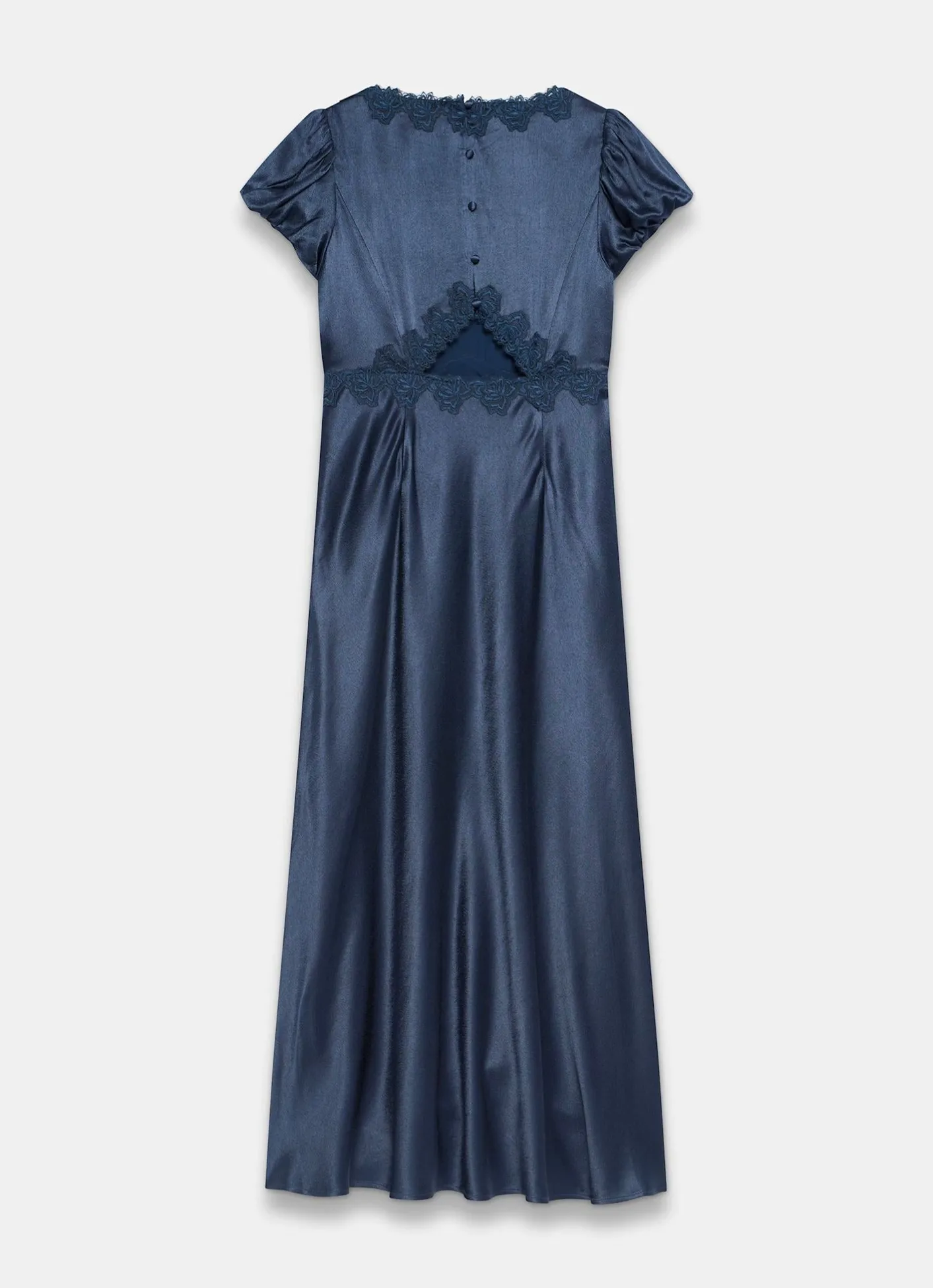 Best Lace Detail Satin Midi Dress Occasion Dresses|Occasion Dresses