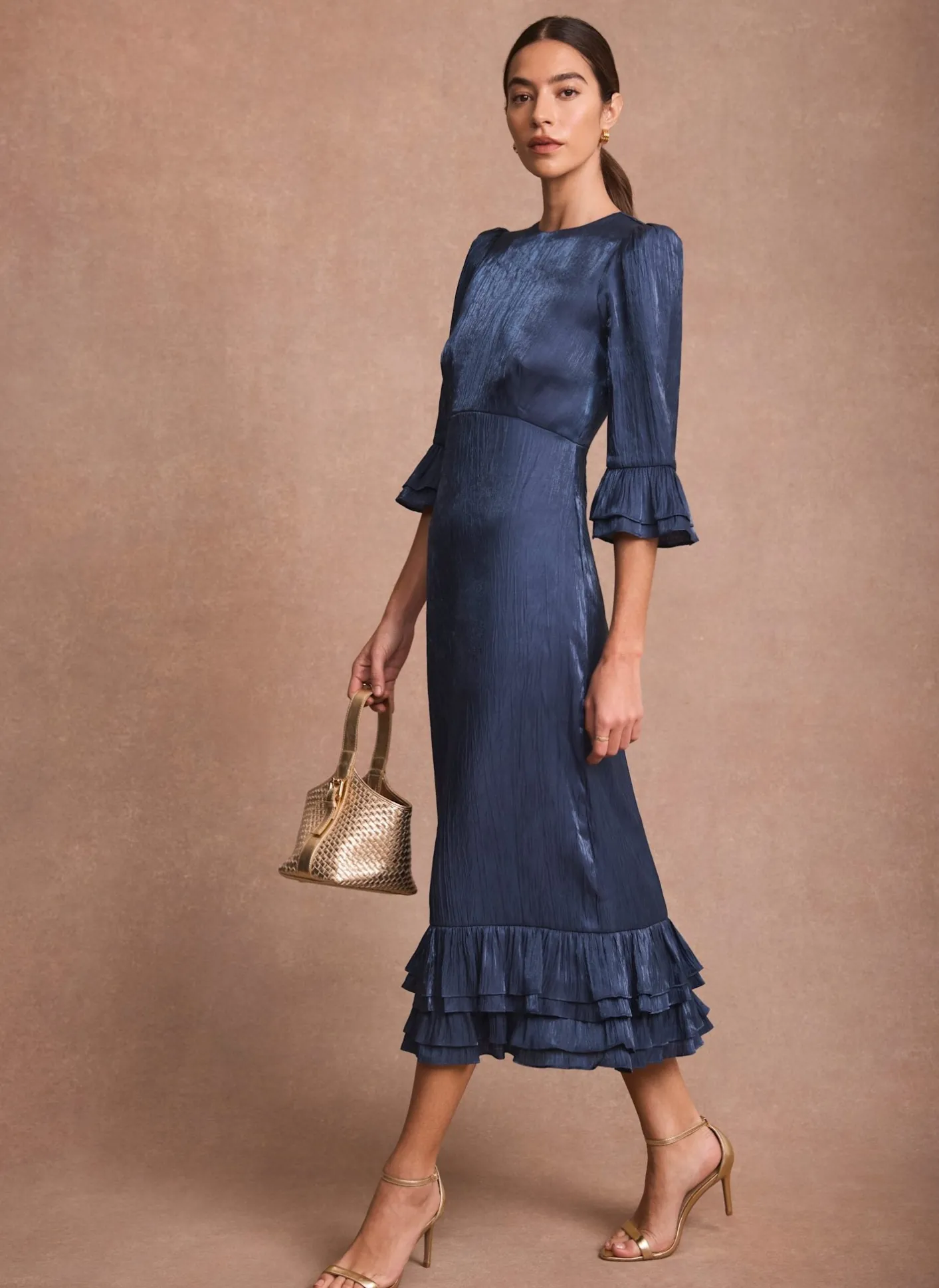 Best Metallic Midi Dress Occasion Dresses|Occasion Dresses