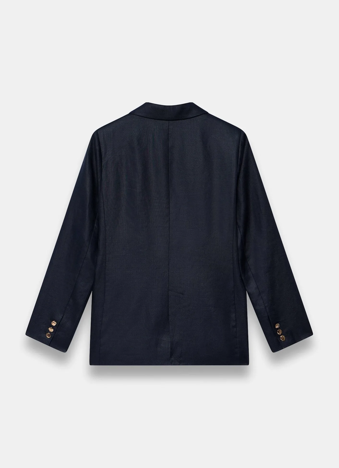 Online Ramie Single Breasted Blazer Jackets