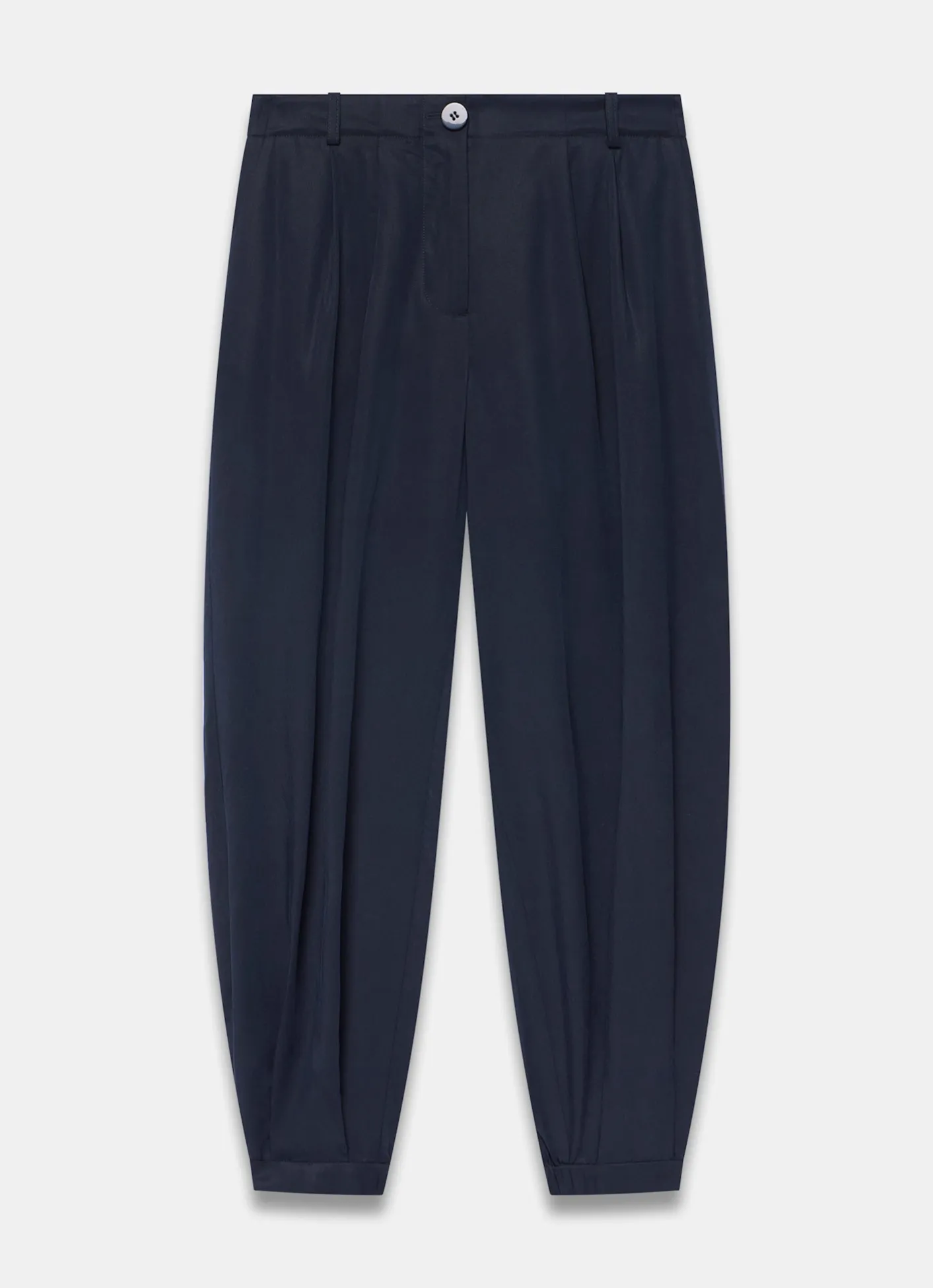 Sale Tapered Balloon Trousers Wide Leg Trousers|Trousers
