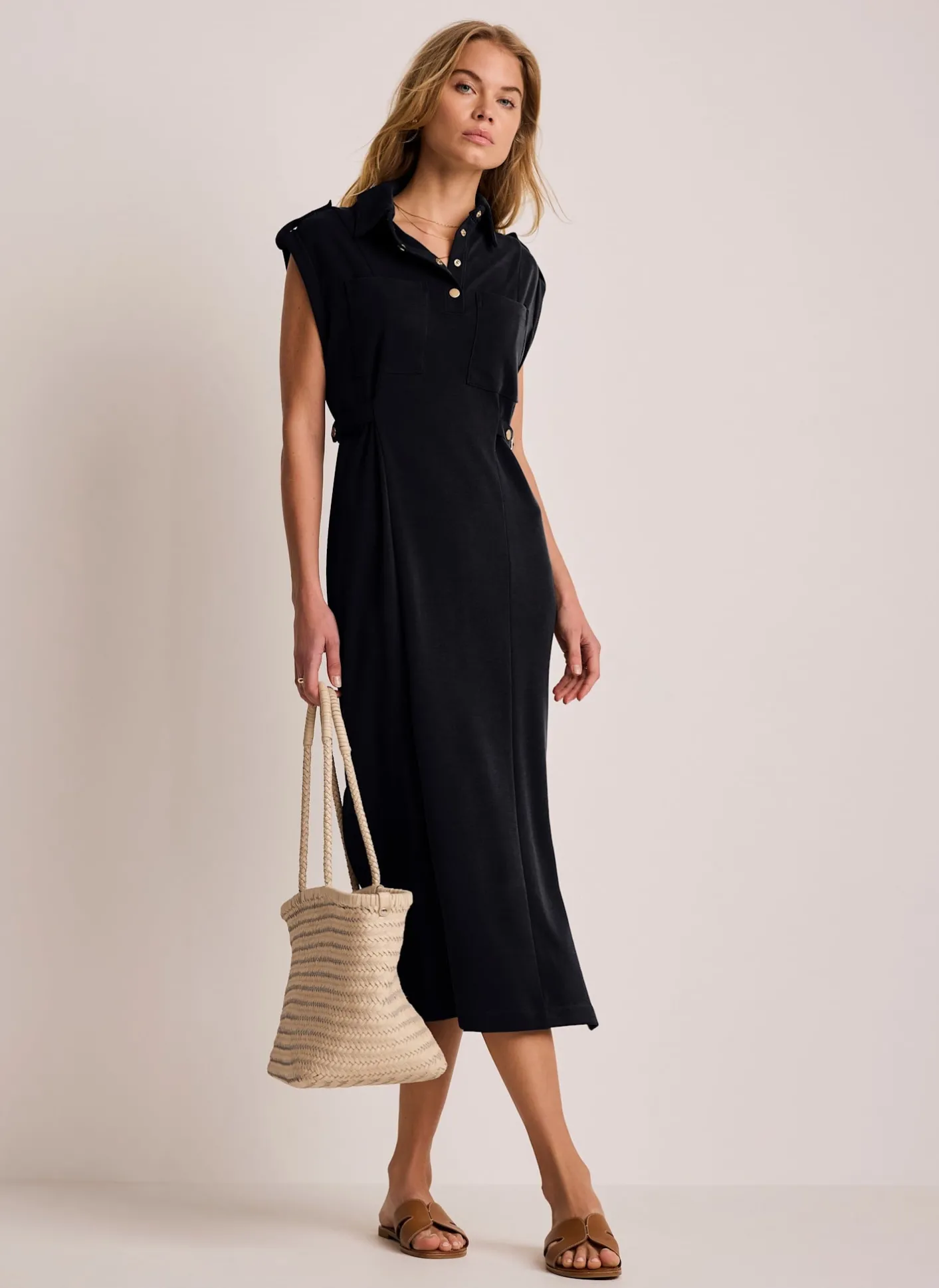Best Utility Midi Dress Midi Dresses|Shirt Dresses