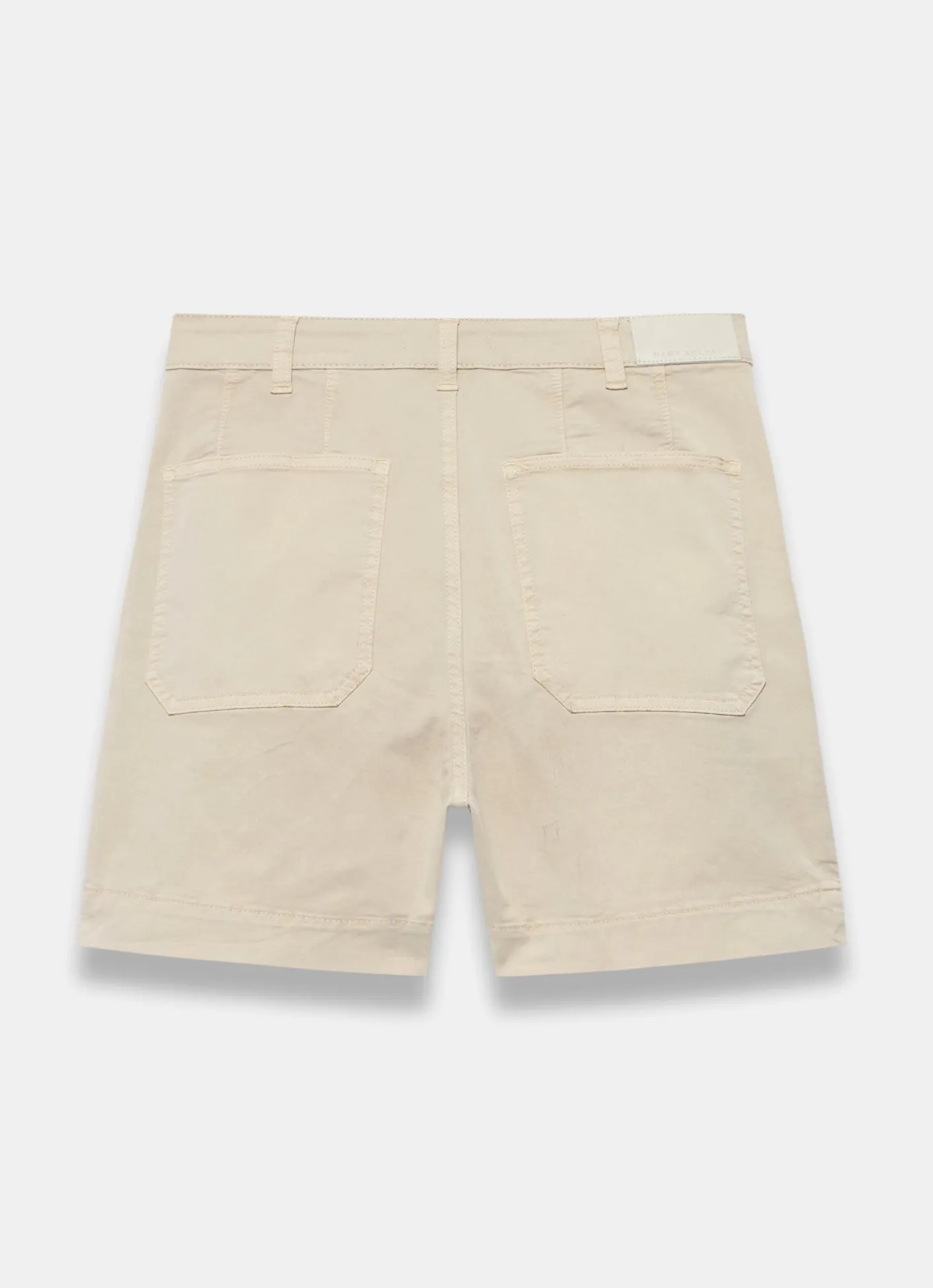 Online Neutral Cotton Blend Chino Shorts Shorts|Trousers