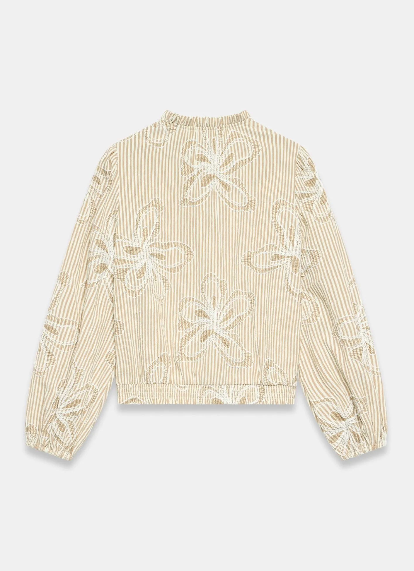 Sale Floral Stripe Blouse Shirts & Blouses