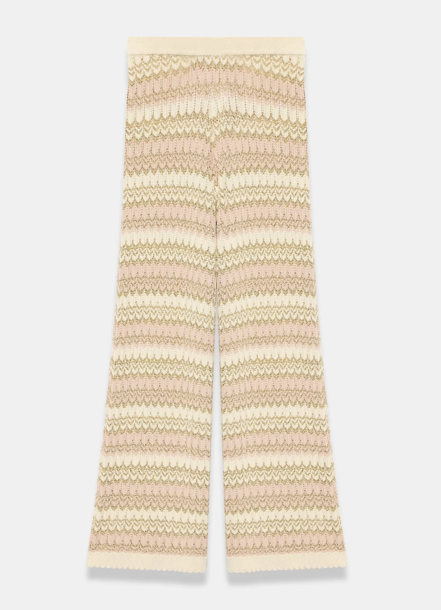 New Striped Crochet Trousers Crochet|Trousers
