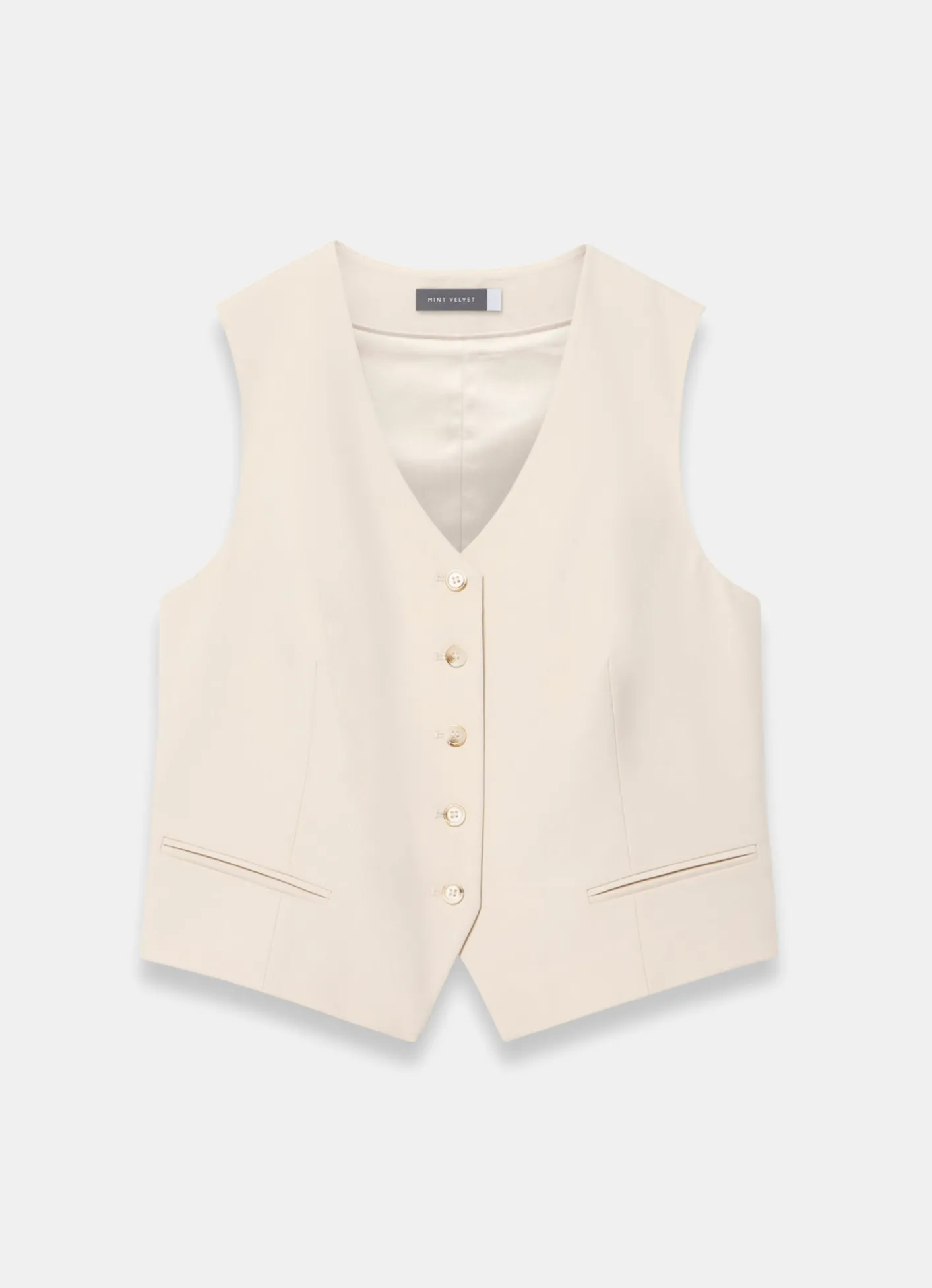 Sale Neutral Tailored Waistcoat Waistcoats