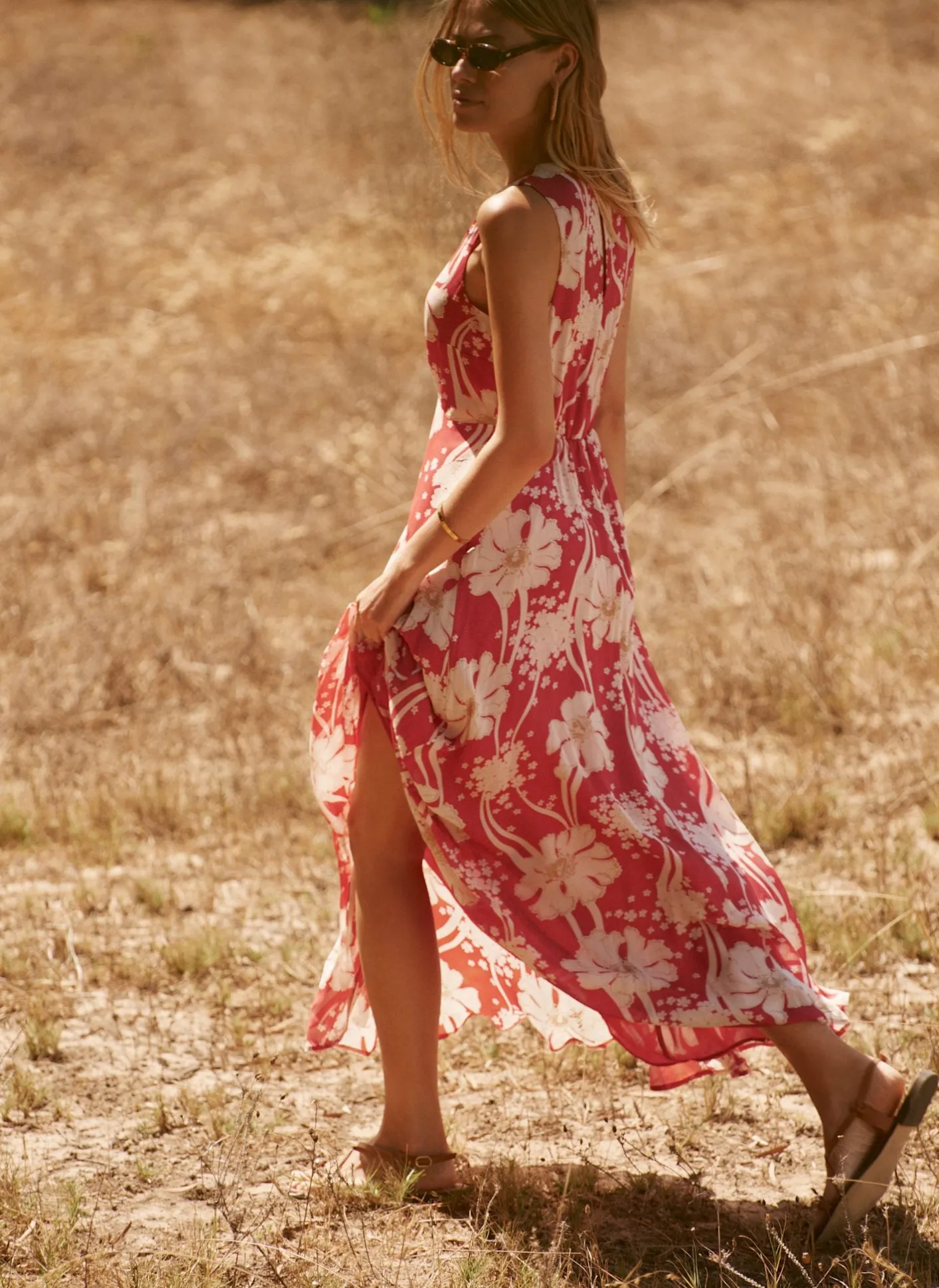 Hot Floral Print Maxi Dress Summer Dresses|Maxi Dresses