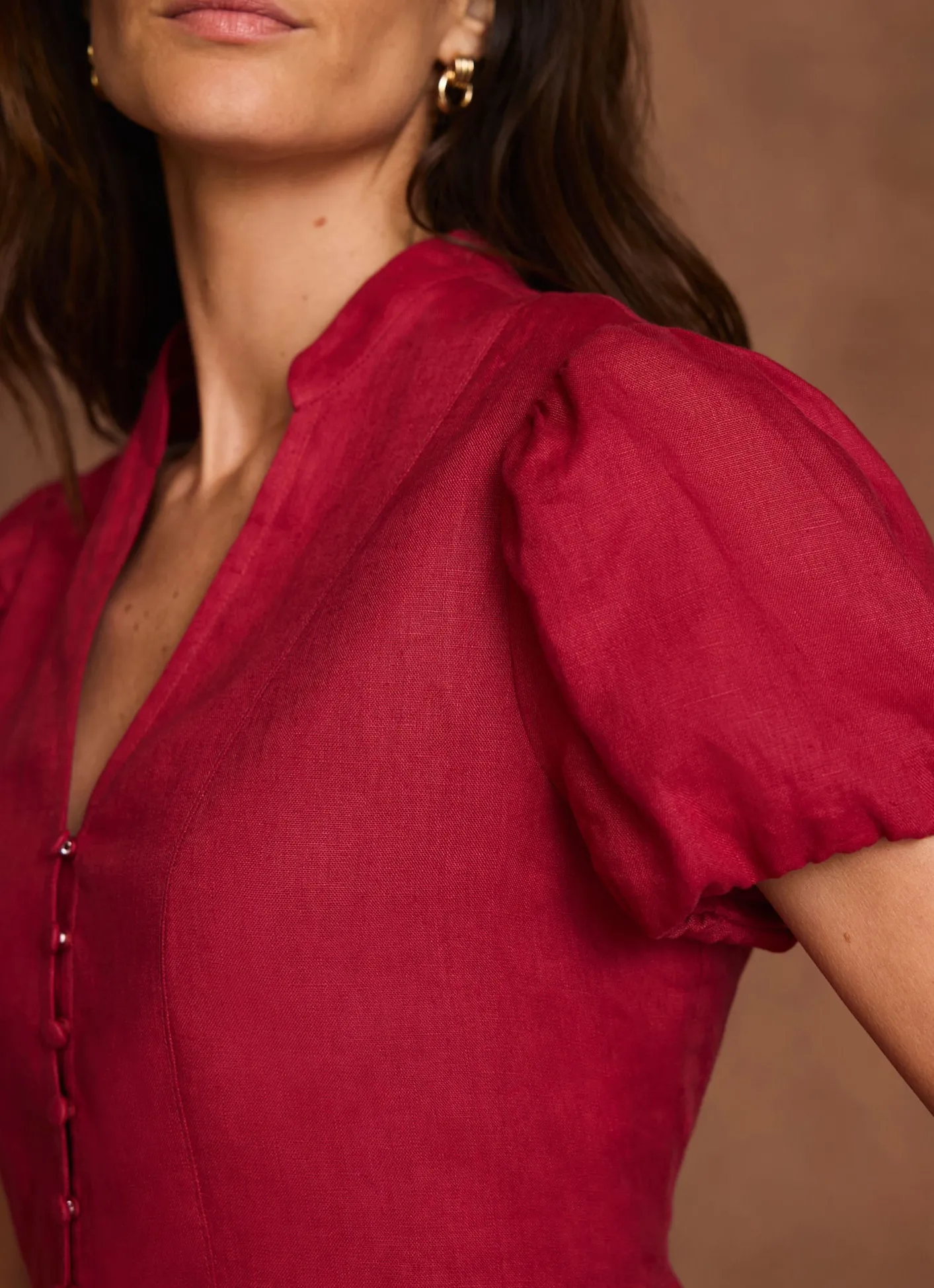 Hot Linen Peplum Top All Tops|Tops
