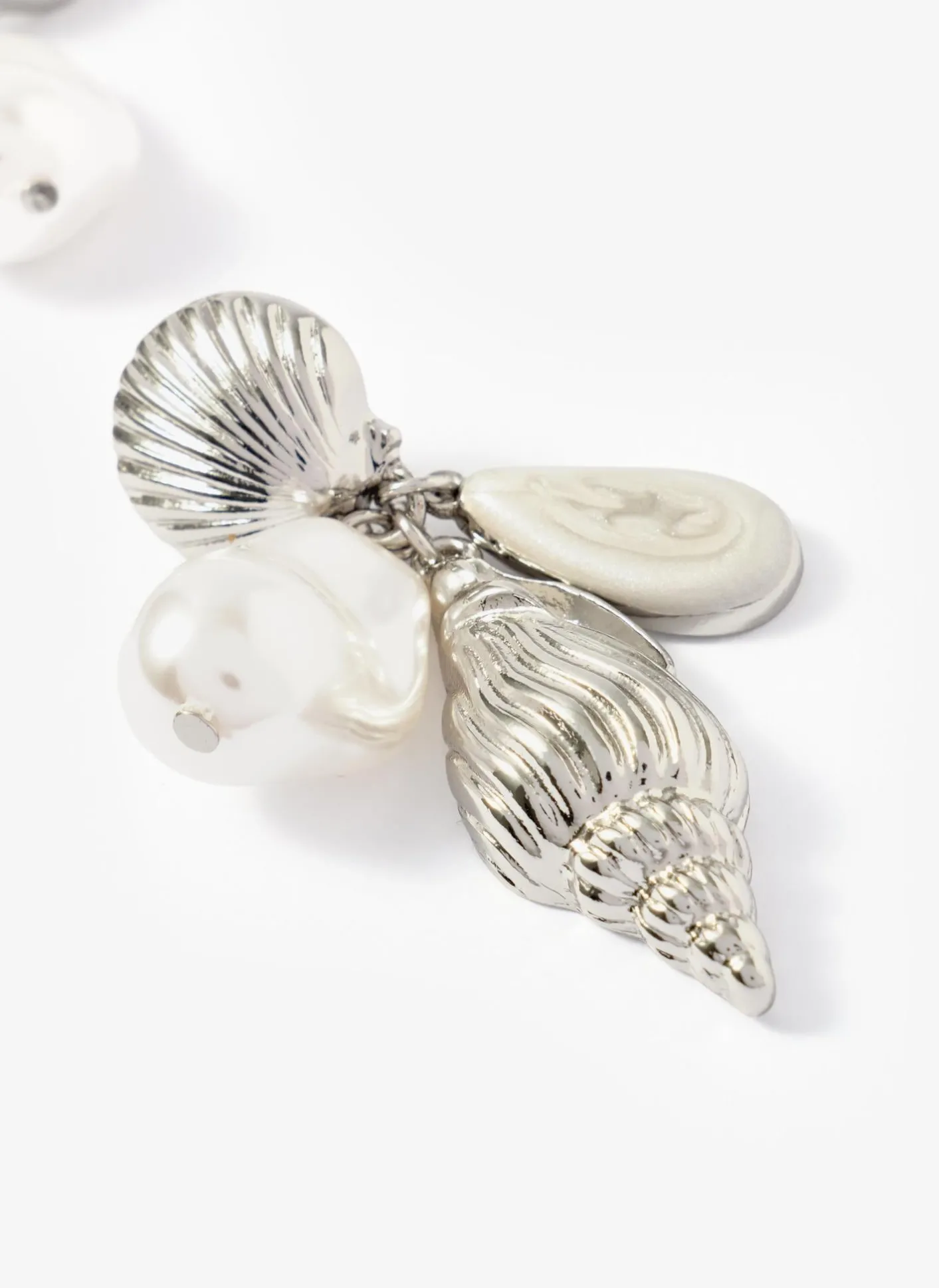 Tone Shell Pearl Drop Earrings Jewellery|Jewelry