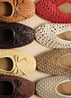 Online Tabi Suede Ballet Flats Flat Shoes