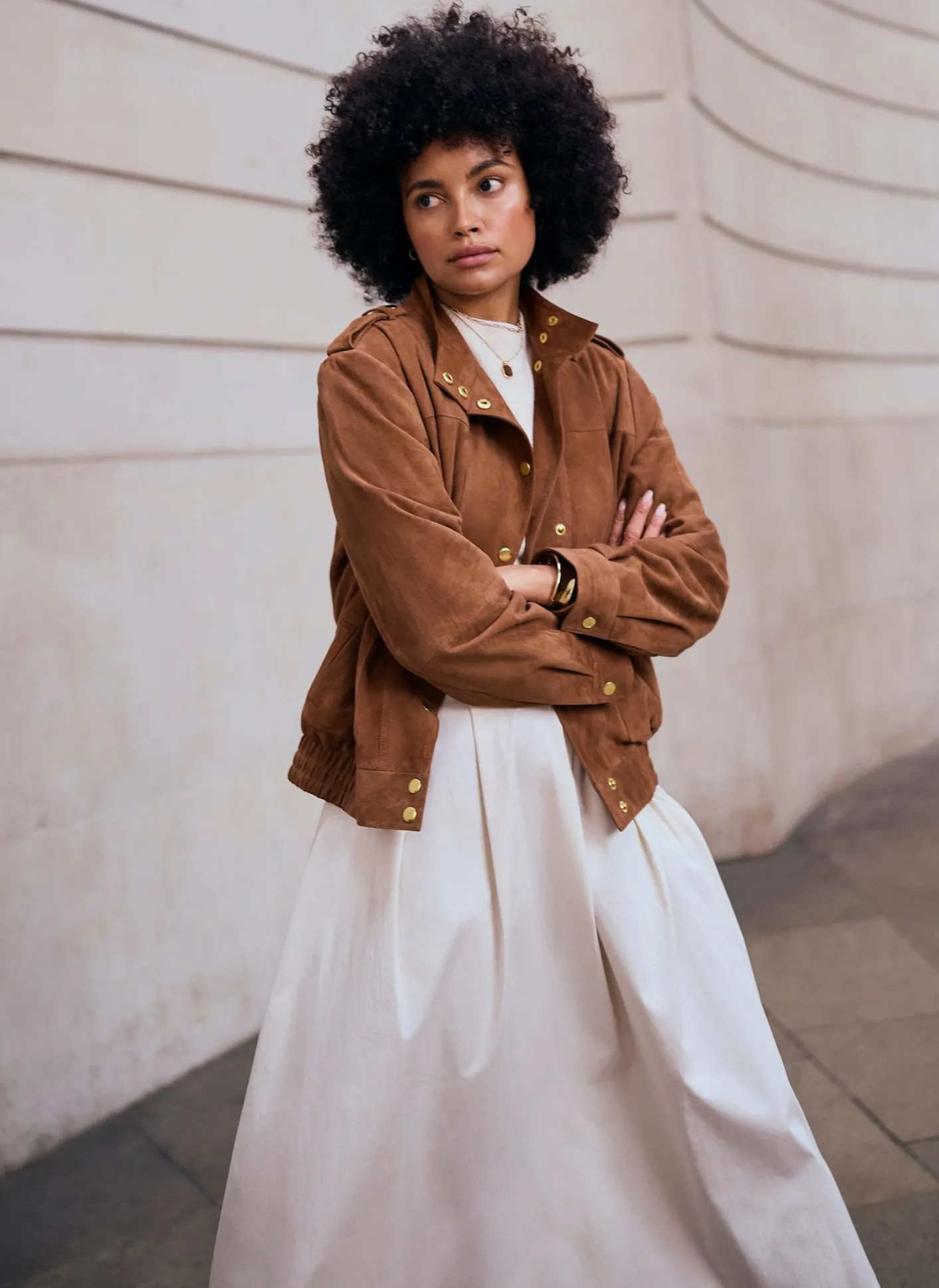 New Suede Pilot Bomber Jacket Jackets|Leather & Suede Jackets