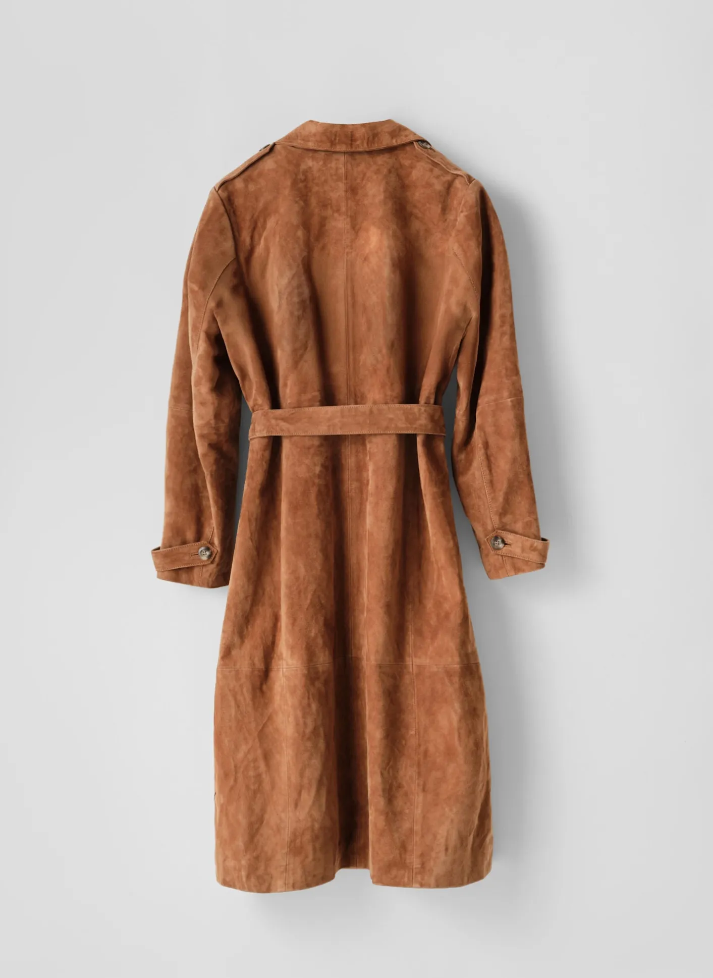 Online Suede Trench Coat Coats|Jackets