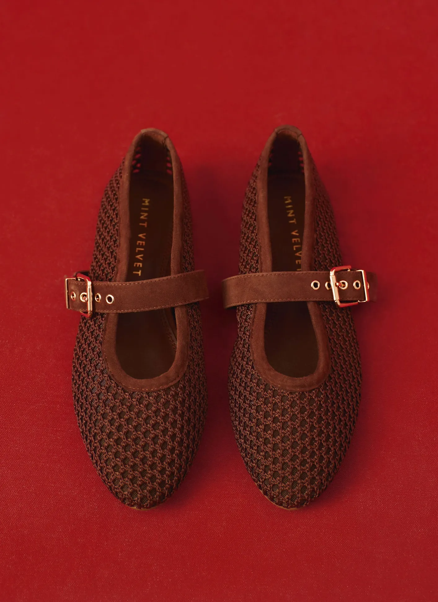 Outlet Trixie Mesh Ballet Flat Pumps Flat Shoes