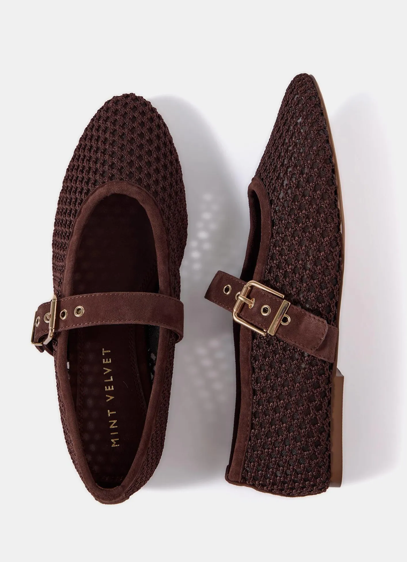 Outlet Trixie Mesh Ballet Flat Pumps Flat Shoes