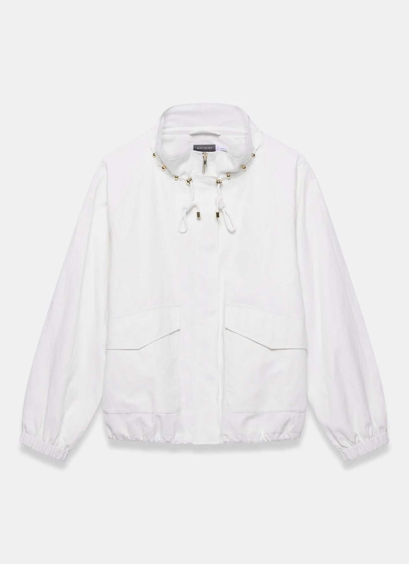 Outlet Cotton Blend Technical Jacket Jackets
