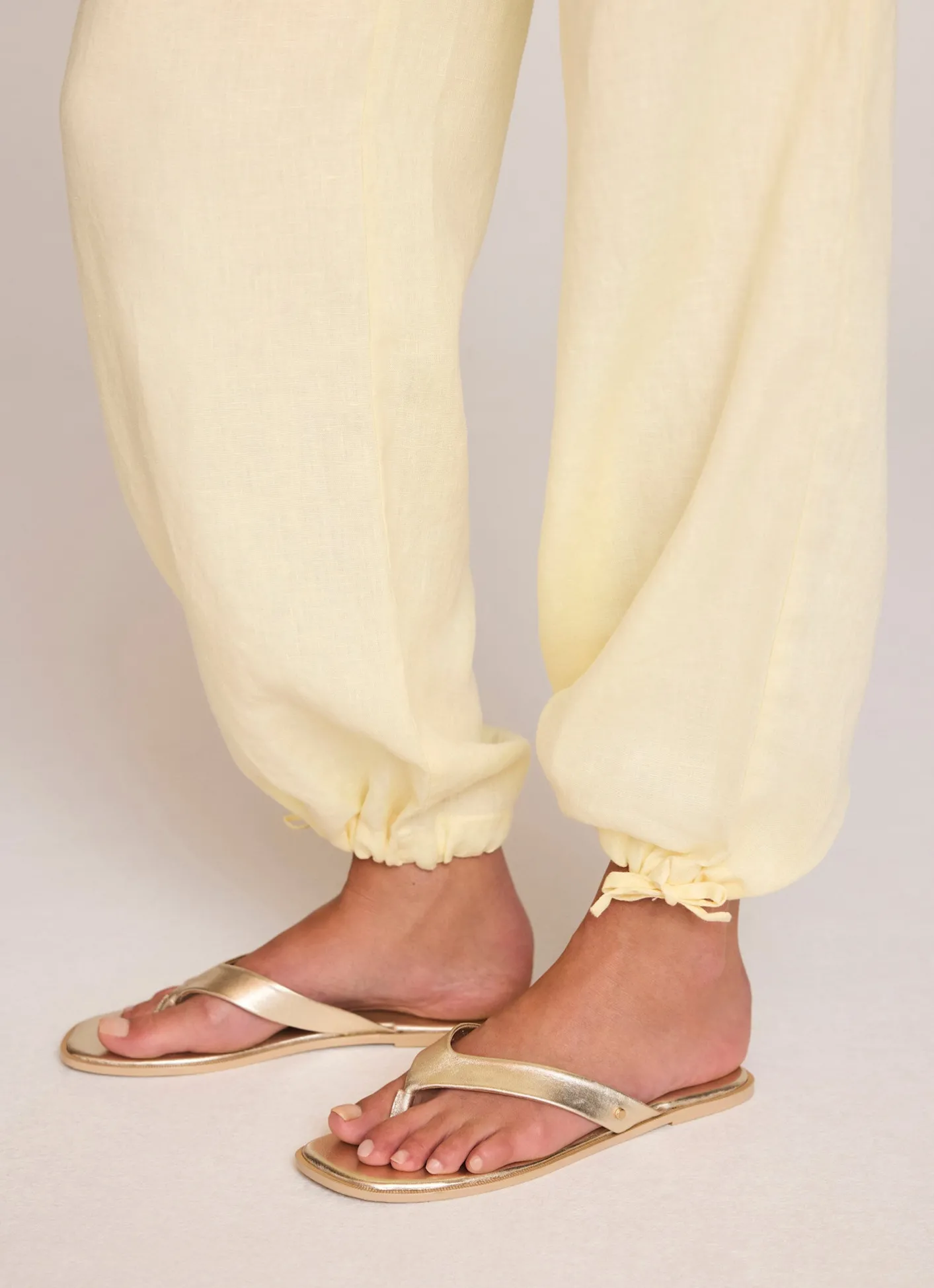 Online Linen Balloon Trousers Trousers